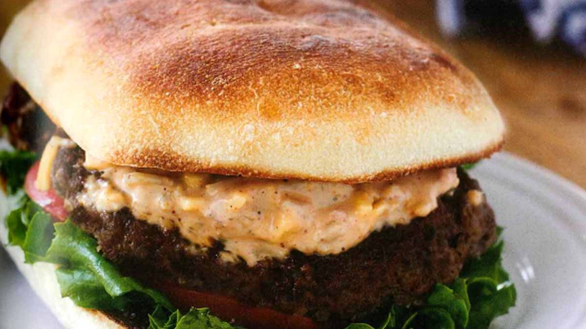 The North and South Pimento Cheese Burger
